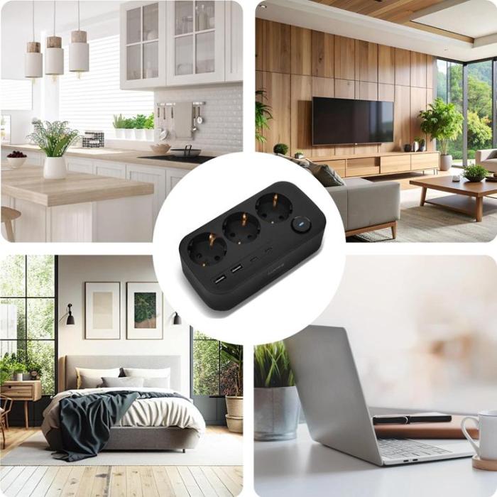 Huslog - Huslog Grenuttag HUS1056 - Svart