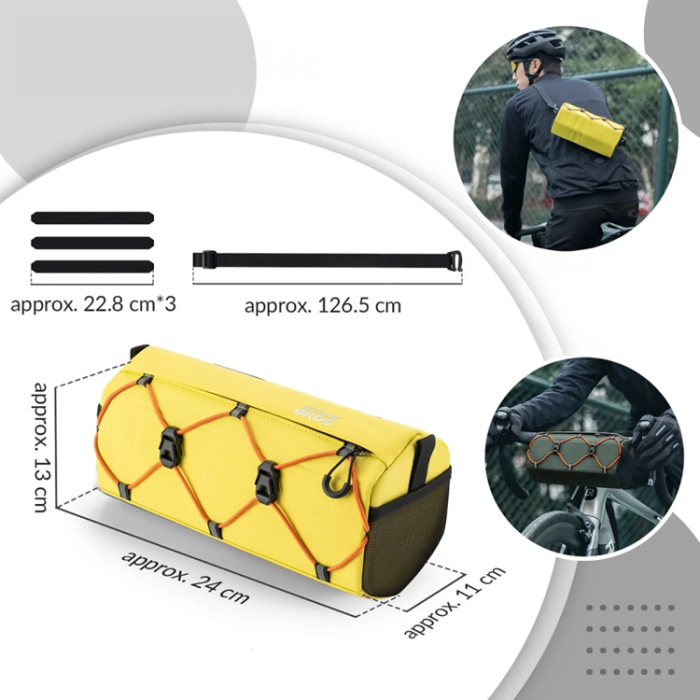 Rockbros - Rockbros Cykelväska för Styren 2.2L - Gul