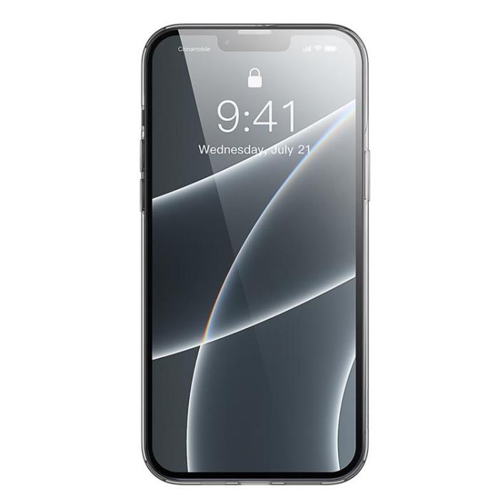 BASEUS - Baseus Simple Series Gel Skal iPhone 13 Pro - Svart