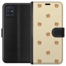 iSecrets - Pl&aring;nboksfodral till Samsung Galaxy A51 med Bj&ouml;rnm&ouml;nster