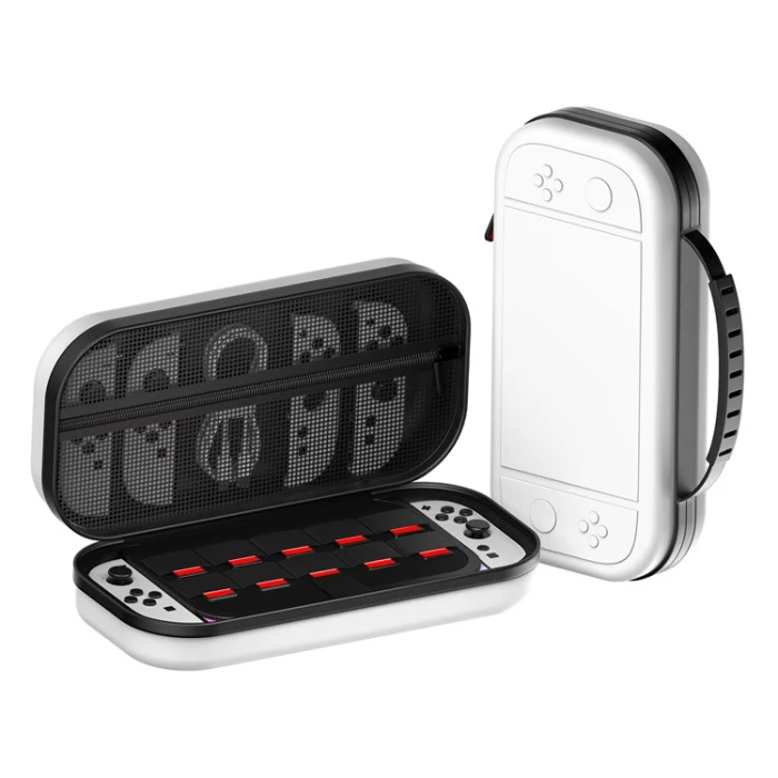 STARTRC GAMES - STARTRC GAMES Nintendo Switch 2 Fodral Läder Stor - Vit