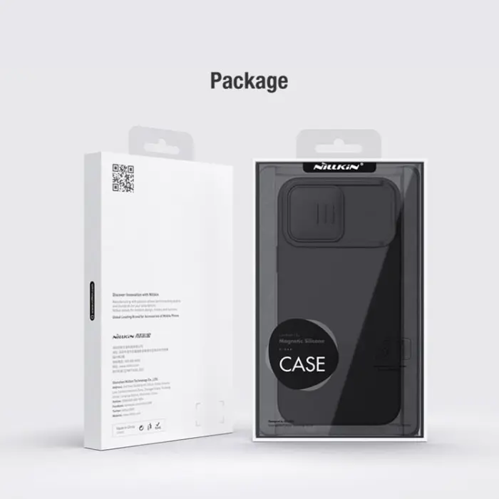 Nillkin - Nillkin iPhone 14 Pro Max Skal Magsafe Magnetic - Grön
