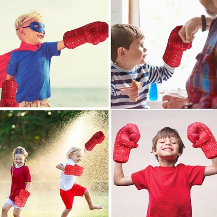 Original Cup - Original Cup Spider Hero Boxningshandskar För Barn, Lek & Cosplay