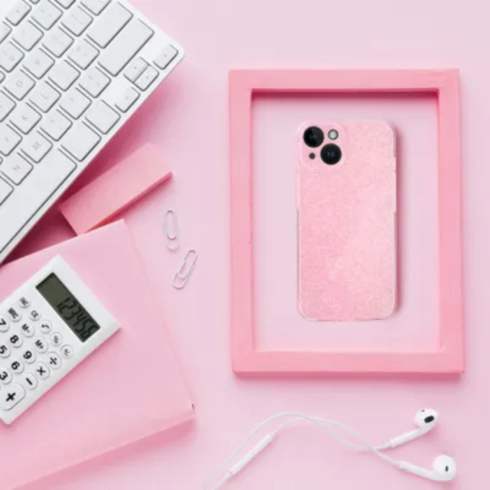 OEM - iPhone 15 Pro Max Mobilskal 2mm Blink - Rosa