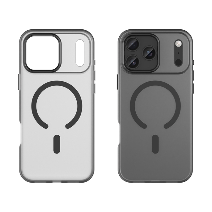 A-One Brand - iPhone 17 Pro Mobilskal MagSafe Abrasive - Matte Svart