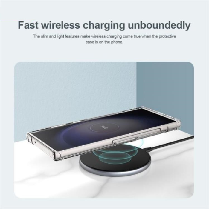Nillkin - Nillkin Galaxy S23 Ultra Mobilskal Magsafe Nature Pro - Clear