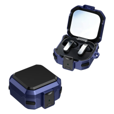 A-One Brand - Skal f&ouml;r Galaxy Buds 4/Buds 4 Pro Armor - Svart/Bl&aring;