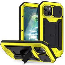 R-JUST - R-JUST Mobilskal till iPhone 13 mini Triple Protection Gult TPU och Glas