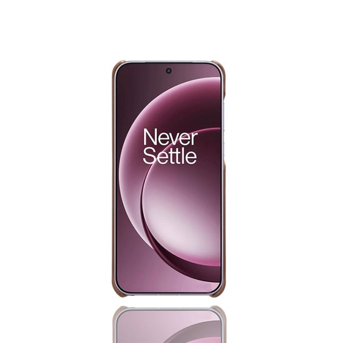 A-One Brand - Mobilskal till OnePlus 15 5G Calf Texture PU Läder - Brun