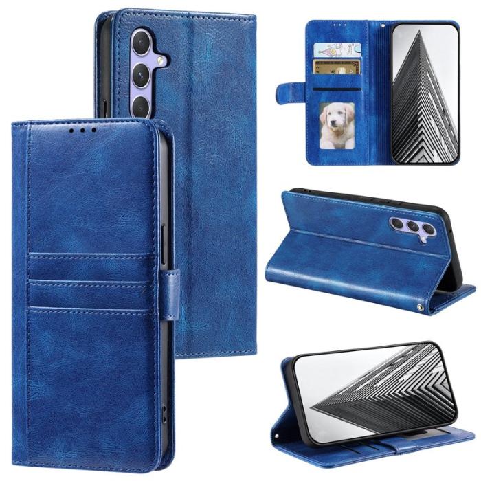OEM - Mobilfodral för Samsung Galaxy S26 Plus 6 Kortfack Konstläder - Blå
