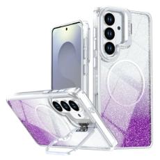 OEM - Mobilskal f&ouml;r Samsung Galaxy S26 Magnetiskt Glitter Shockproof TPU - Lila