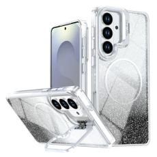 OEM - Mobilskal f&ouml;r Samsung Galaxy S26 Magnetiskt Glitter Shockproof TPU - Svart