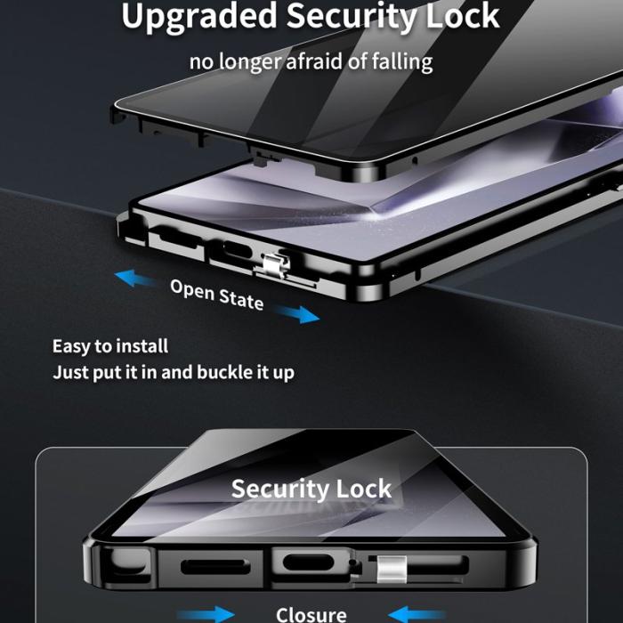 OEM - Mobilskal för Samsung Galaxy S26 Ultra Anti-Spy Magnetiskt - Guld