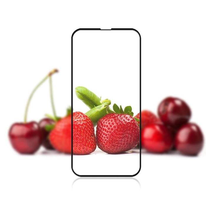 Mocolo - MOCOLO iPhone 14 Plus Härdat Glas Skärmskydd Full Glue HD - Svart