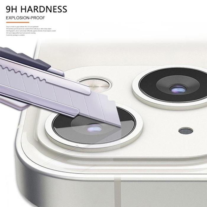 Mocolo - MOCOLO iPhone 14 Plus KameraLinsskydd i Härdat Glas 9H - Clear