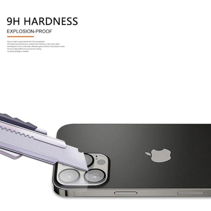 Mocolo - MOCOLO iPhone 14 Pro Max KameraLinsskydd i Härdat Glas 9H - Clear