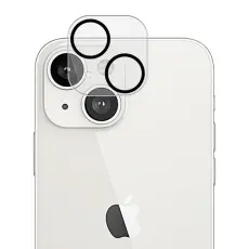 Mocolo - MOCOLO iPhone 14 Plus KameraLinsskydd i H&auml;rdat Glas 9H - Clear