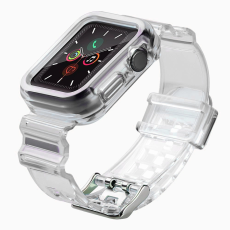 A-One Brand - Apple Watch (44mm) Armband Silikon - Svart