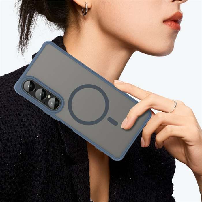 A-One Brand - Sony Xperia 1 VII Mobilskal MagSafe MagSafe Shockproof - Blå