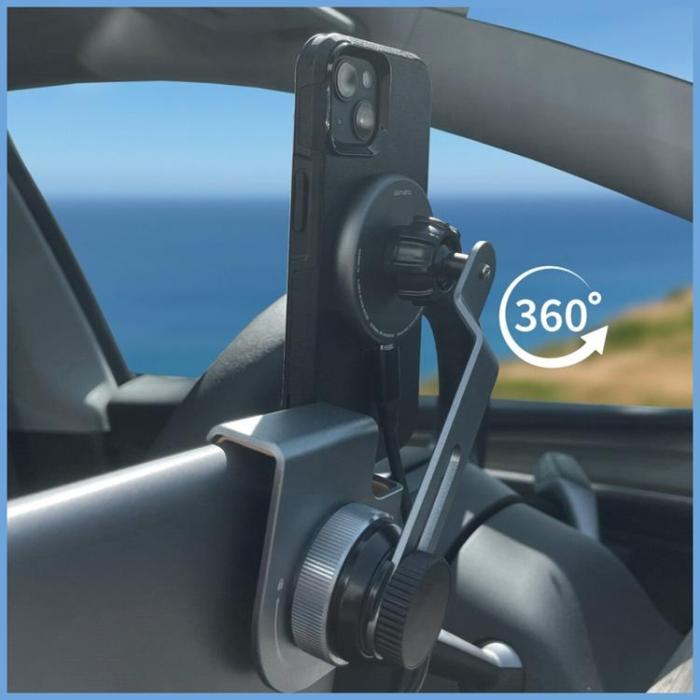 4smarts - 4smarts Qi2 Magnetiskt Skärmfäste för Mobil - Grå