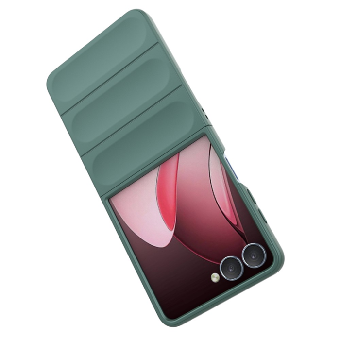 A-One Brand - Galaxy Z Flip 7 Mobilskal Anti-Drop TPU Rugged - Grön