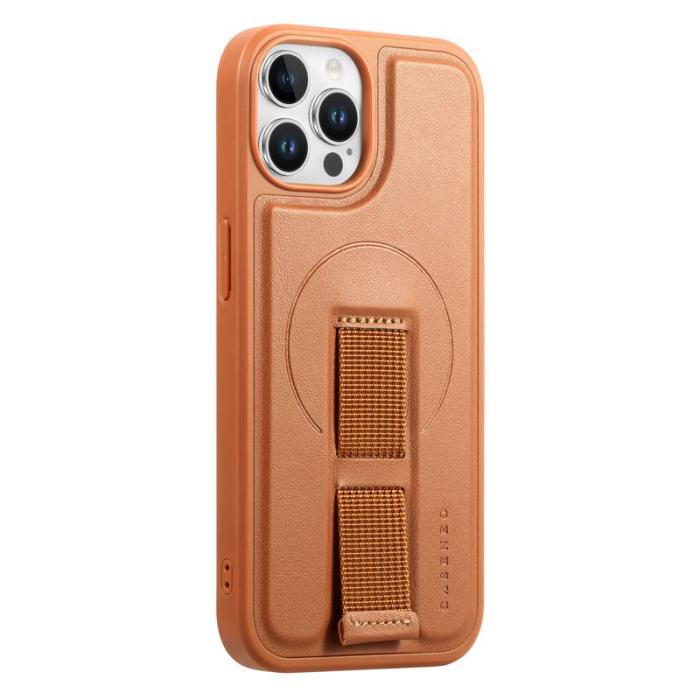 CASENEO - CASENEO iPhone 12 Pro Max Fodral KonstLäder - Brun