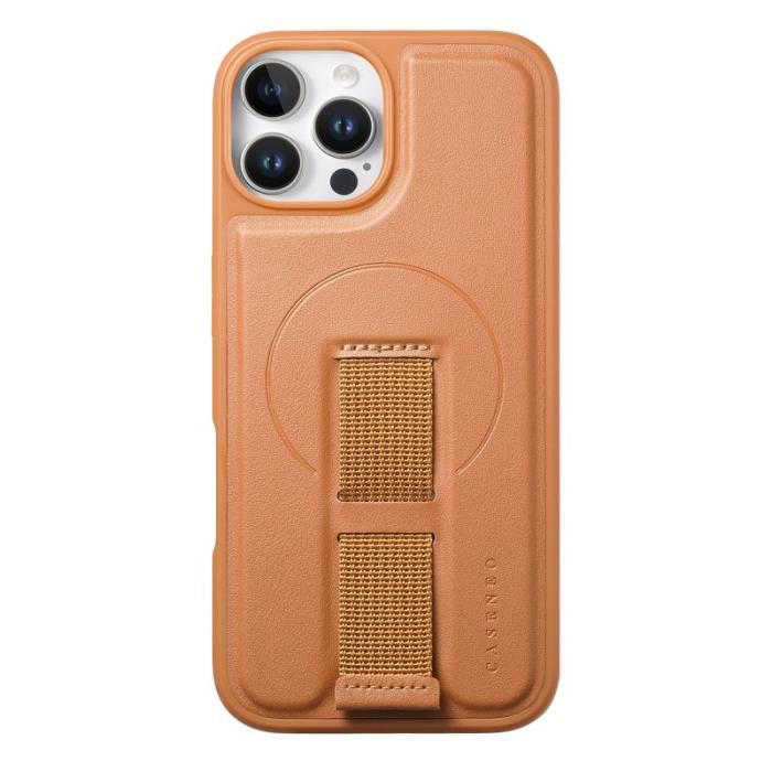 CASENEO - CASENEO iPhone 12 Pro Max Fodral KonstLäder - Brun