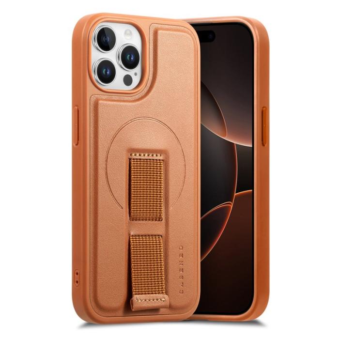 CASENEO - CASENEO iPhone 12 Pro Max Fodral KonstLäder - Brun