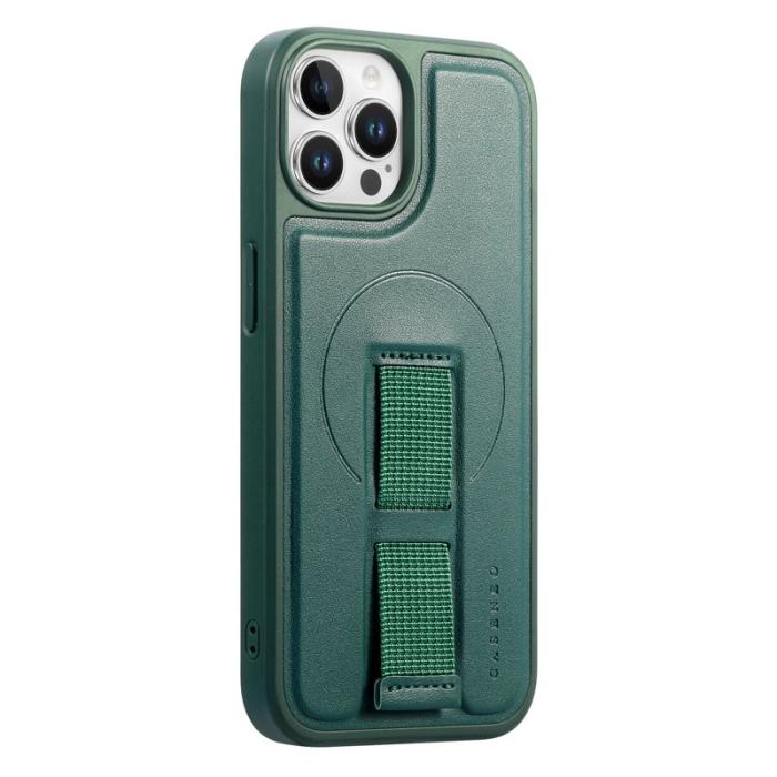 CASENEO - CASENEO iPhone 12 Pro Max Fodral KonstLäder - Grön