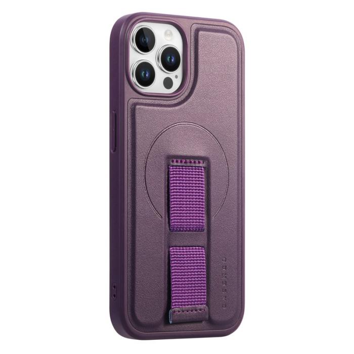 CASENEO - CASENEO iPhone 12 Pro Max Fodral KonstLäder - Lila