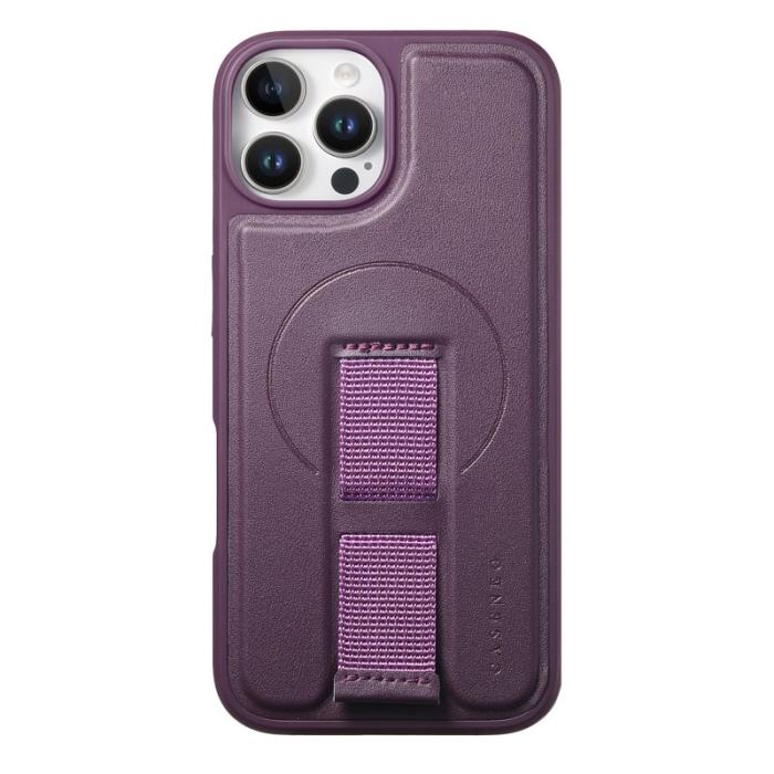 CASENEO - CASENEO iPhone 12 Pro Max Fodral KonstLäder - Lila