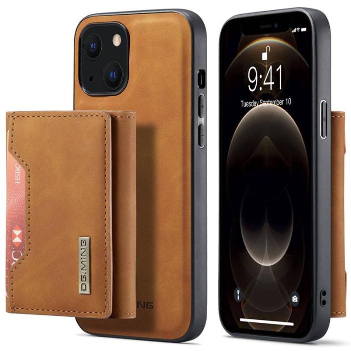 DG.MING - DG.MING M2 Series Mobilskal till iPhone 14 Plus med Ställ - Brun