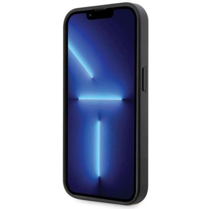 BMW - BMW iPhone 14 Plus Mobilskal Grip Hot Stamp - Svart