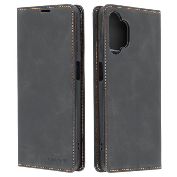 FORWENW - FORWENW Fantasy Series Plånboksfodral för Samsung Galaxy A32 5G - Svart