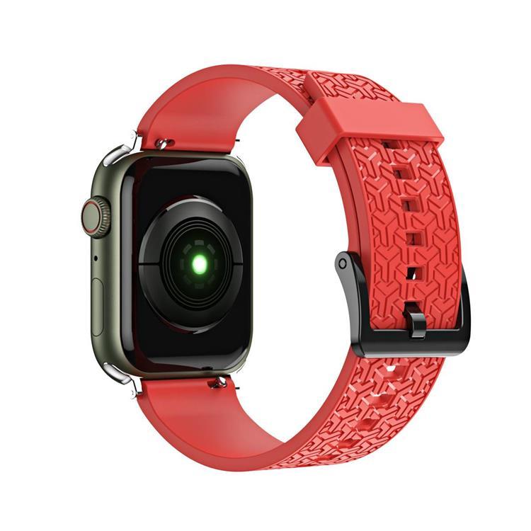 Apple Watch 2/3/4/5/6/7/SE (38/40/41mm) Armband - Röd