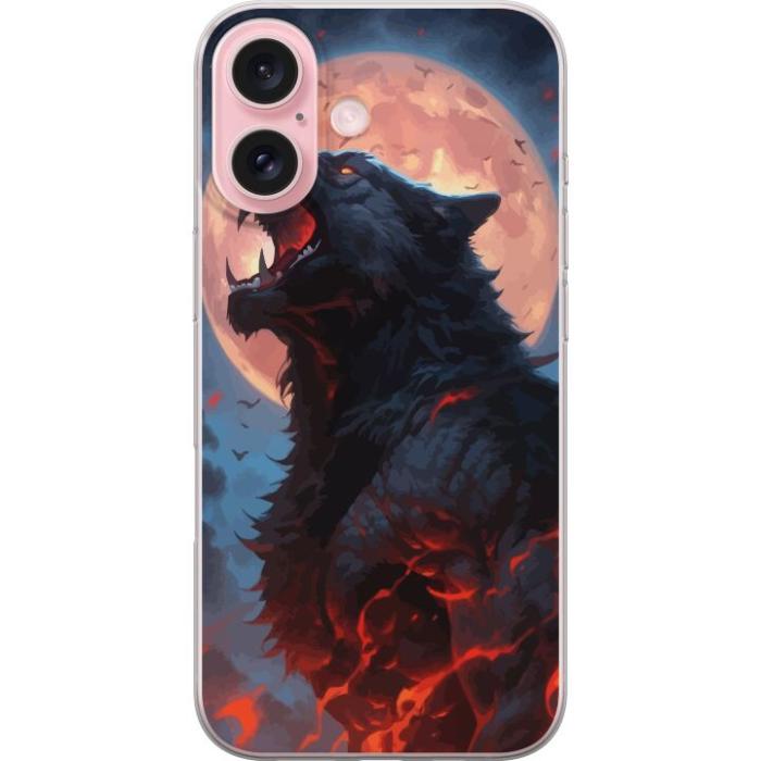 iSecrets - Mobilskal till Apple iPhone 16 med Ylande varg