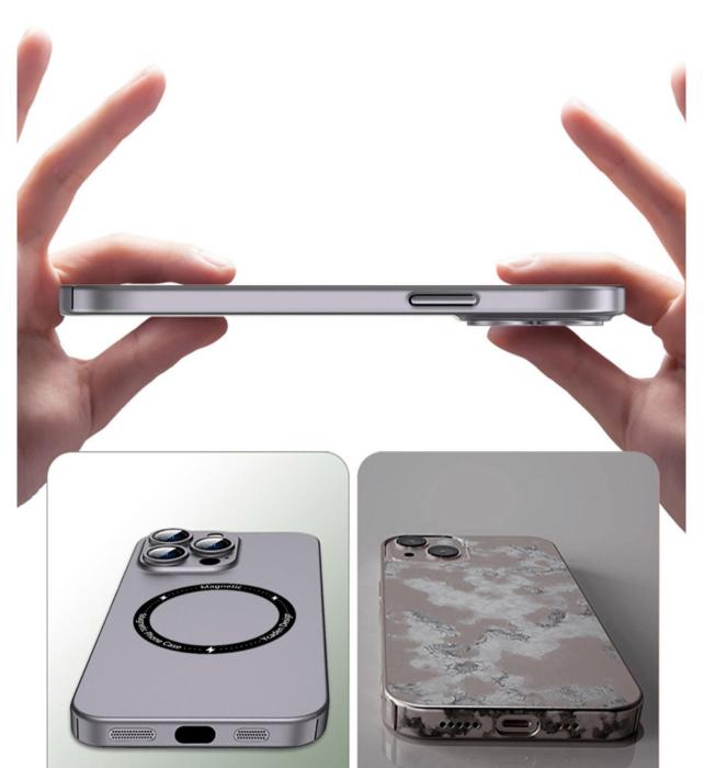 OEM - iPhone 14 Pro Max Skal Magsafe Ultra Thin - Ljusblå