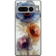 Gustaf - Mobilskal till Google Pixel 7 Pro med Silkesblommor