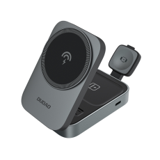Dudao - Dudao 3in1 MagSafe Trådlös Laddare Apple Watch, iPhone, Airpods - A11 Max - Grå