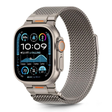Tech-Protect - Tech-Protect Armband F&ouml;r Apple Watch (42/44/45/49 mm) Milano Vanguard - Titanium
