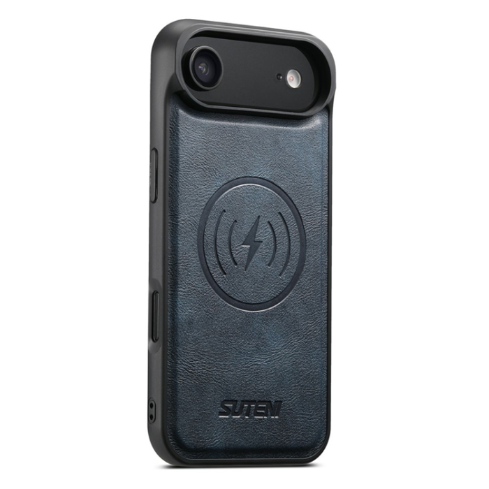 SUTENI - SUTENI iPhone 17 Air Mobilskal MagSafe Cowhide M3 - Blå