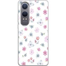 Gustaf - Mobilskal till OnePlus Nord CE4 Lite med Blommor och fj&auml;rillar