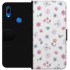 iSecrets - Plånboksfodral till Huawei P Smart Z med Blommor och fjärillar