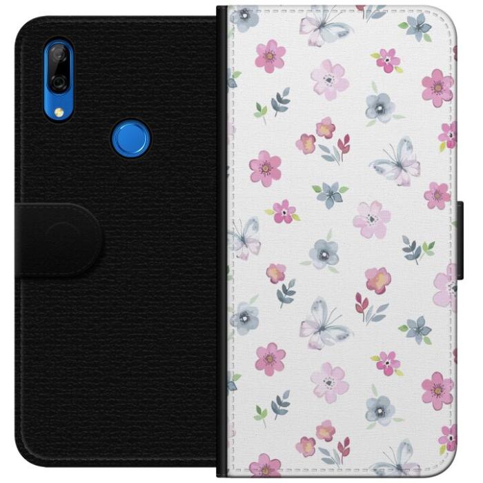 iSecrets - Plånboksfodral till Huawei P Smart Z med Blommor och fjärillar