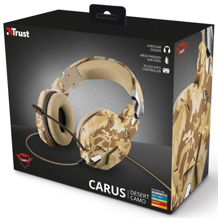 UTGATT5 - TRUST GXT 322D Gaming Headset - Desert