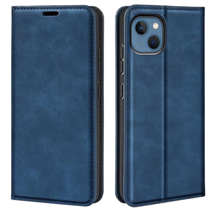 A-One Brand - Folio iPhone 14 Plånboksfodral - Blå