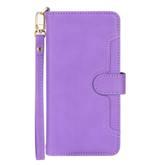 OEM - Galaxy A34 5G Plånboksfodral Zipper med Rem - Lila
