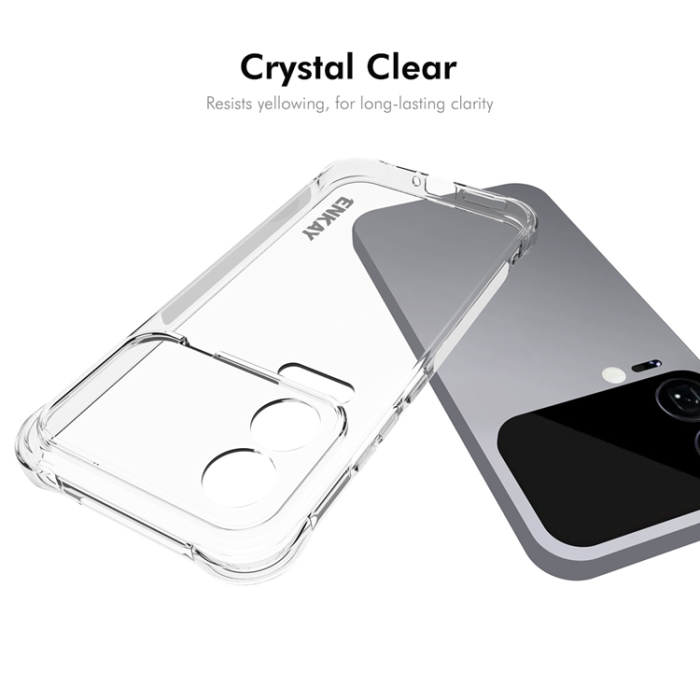 ENKAY - ENKAY Xiaomi 17 Mobilskal Shockproof Anti-slip TPU - Clear