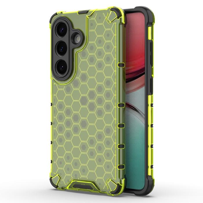 OEM - Samsung Galaxy S26/S26 Pro Skal Plast Honeycomb - Grön