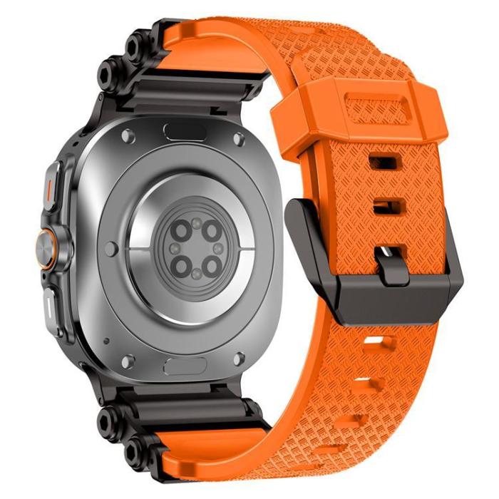 Boom of Sweden - Galaxy Watch Ultra (47mm) Armband Rotation Axis Silikon - Orange